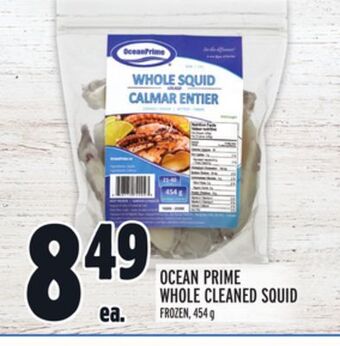 Metro Ocean prime whole cleaned squid offer