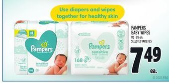 Metro Pampers baby wipes offer