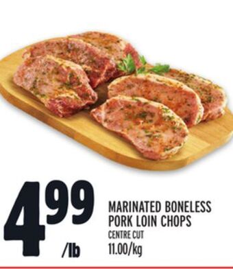 Metro Marinated boneless pork loin chops offer