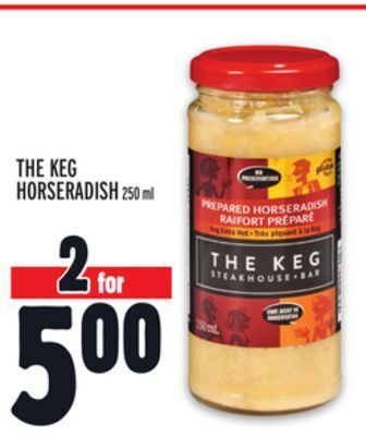 Metro The keg horseradish offer