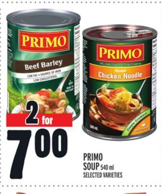 Metro Primo soup offer