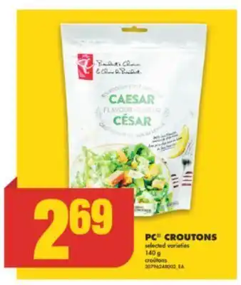 No Frills Pc® croutons, 140 g offer