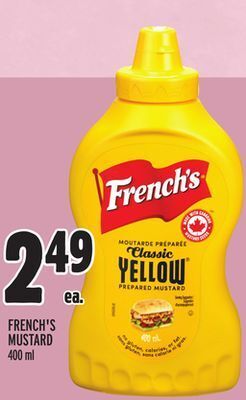 Metro French's mustard offer