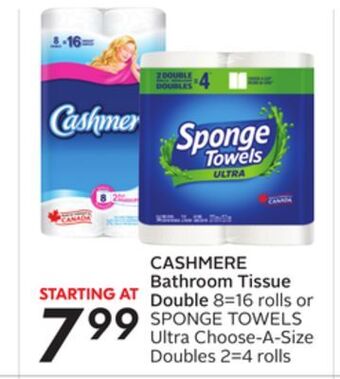 Sobeys Cashmere bathroom tissue offer