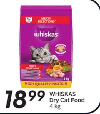 Sobeys Whiskas dry cat food offer
