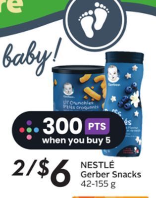 Sobeys Nestlé gerber snacks offer