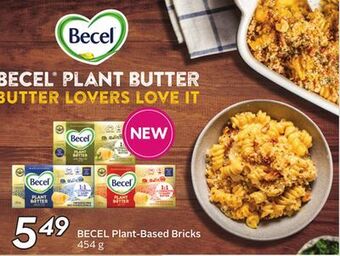 Sobeys Becel plant-based bricks offer