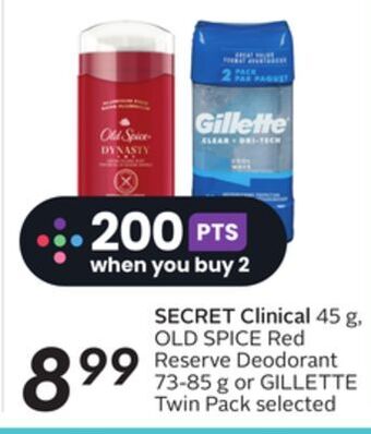 Sobeys Secret clinical offer