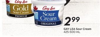 Sobeys Gay lea sour cream offer
