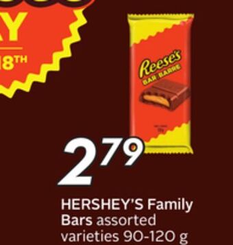 Sobeys Hershey's family bars offer