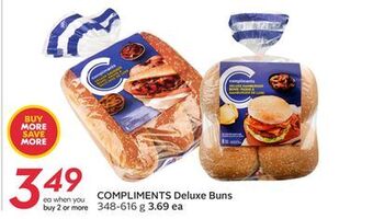 Sobeys Compliments deluxe buns offer