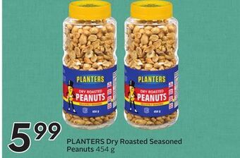 Sobeys Planters dry roasted seasoned peanuts offer