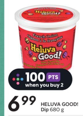 Sobeys Heluva good! dip offer