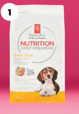 Real Canadian Superstore Pc® nutrition first® dry puppy food 7 kg offer