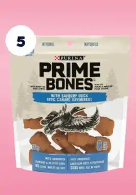 Real Canadian Superstore Purina prime bones mini knotted chews for dogs, 142 g offer