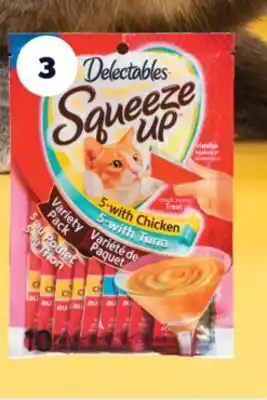 Real Canadian Superstore Delectables squeeze up variety pack cat treat, 142 g offer