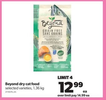 Real Canadian Superstore Beyond dry cat food, 1.36 kg offer