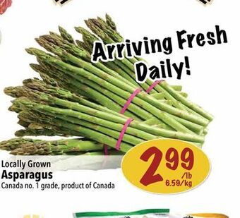 Farm Boy Locally grown asparagus offer