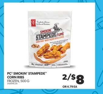 Real Canadian Superstore Pc® smokin' stampede™ corn ribs, 500 g offer