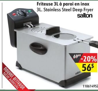 Sushi Shop Salton 3l. stainless steel deep fryer offer