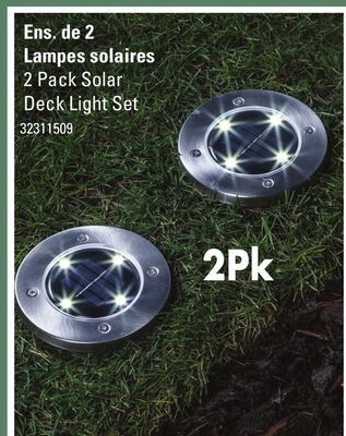 Sushi Shop 2 pack solar deck light set offer