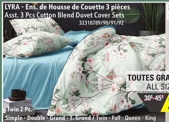 Sushi Shop Asst. 3 pcs cotton blend duvet cover sets offer