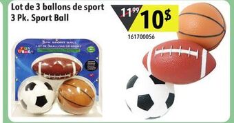 Sushi Shop 3 pk. sport ball offer
