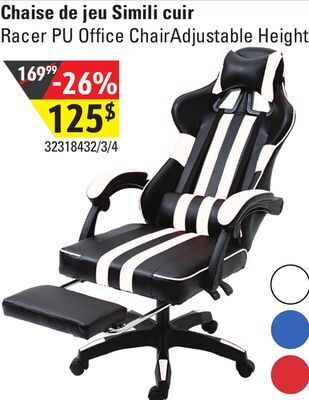 Sushi Shop Racer pu office chairadjustable height offer