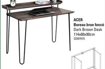 Sushi Shop Dark brown desk offer