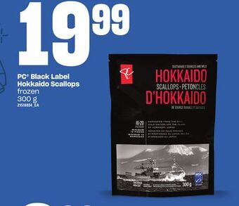Loblaws Pc® black label hokkaido scallops offer
