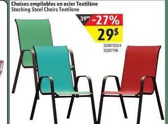 Sushi Shop Stacking steel chairs textilene offer