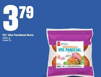 Loblaws Pc ube pandesal buns offer