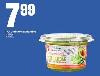 Loblaws Pc chunky guacamole, 425 g offer