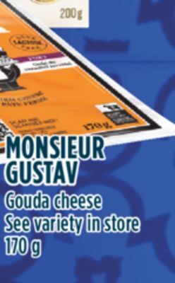 Marché Adonis Monsieur gustav gouda cheese offer