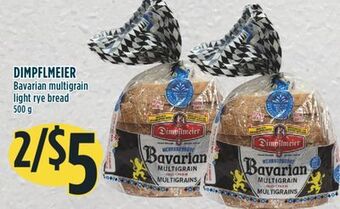 Marché Adonis Dimpflmeier light rye bread offer