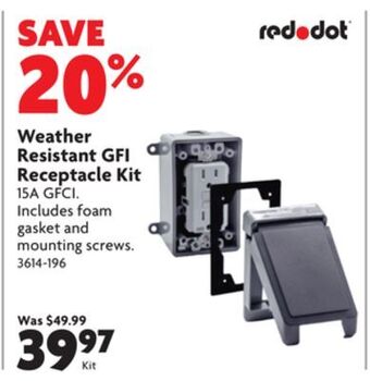 Home Hardware Weather resistant gfi receptacle kit offer