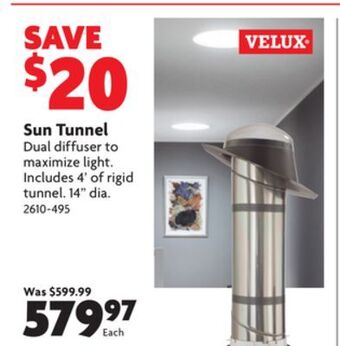 Home Hardware Sun tunnel offer