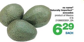 Wholesale Club No name® naturally imperfect™ avocados, 3 lb offer