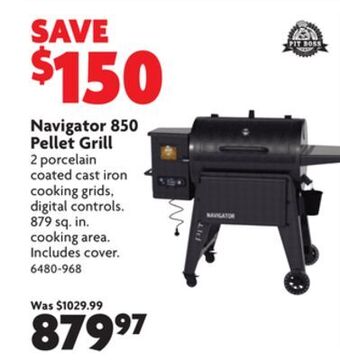 Home Hardware Navigator 850 pellet grill offer