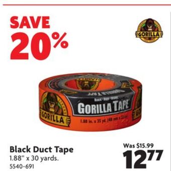 Home Hardware Black duct tape offer