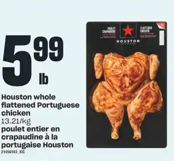Valu-mart Poulet entier en crapaudine à la portugaise houston offer