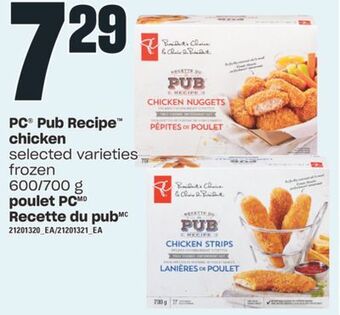Valu-mart Poulet pc recette du pub 600/700 g offer