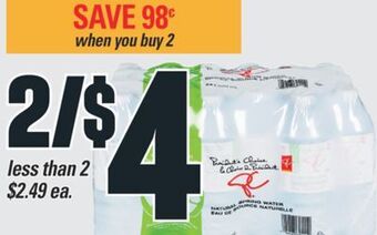 Valu-mart Eau de source naturelle pc, 24x500 ml offer