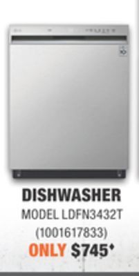 Home Depot Dishwasher offer