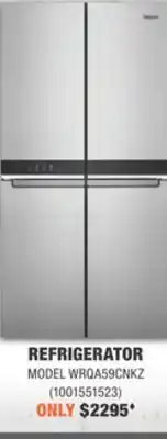 Home Depot Whirlpool® refrigerator offer