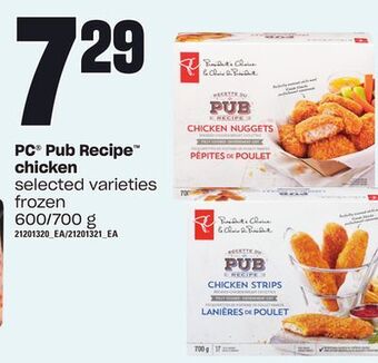 Zehrs Markets Pc® pub recipe™ chicken, 600/700 g offer