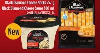 Zehrs Markets Black diamond cheese sticks, 252 g black diamond cheese sauce, 300 ml offer