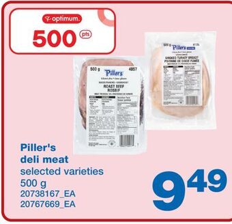 Wholesale Club Piller's deli meat, 500 g offer