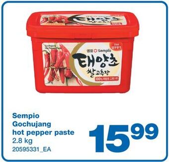 Wholesale Club Sempio gochujang hot pepper paste, 2.8 kg offer