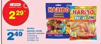 Wholesale Club Haribo gummy candy, 170/175 g offer